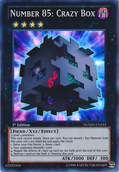 Number 85: Crazy Box [NUMH-EN033] Super Rare | Good Games Adelaide SA