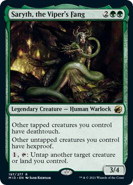 Saryth the Vipers Fang 197 (Innistrad: Midnight Hunt)  - Foil | Good Games Adelaide SA
