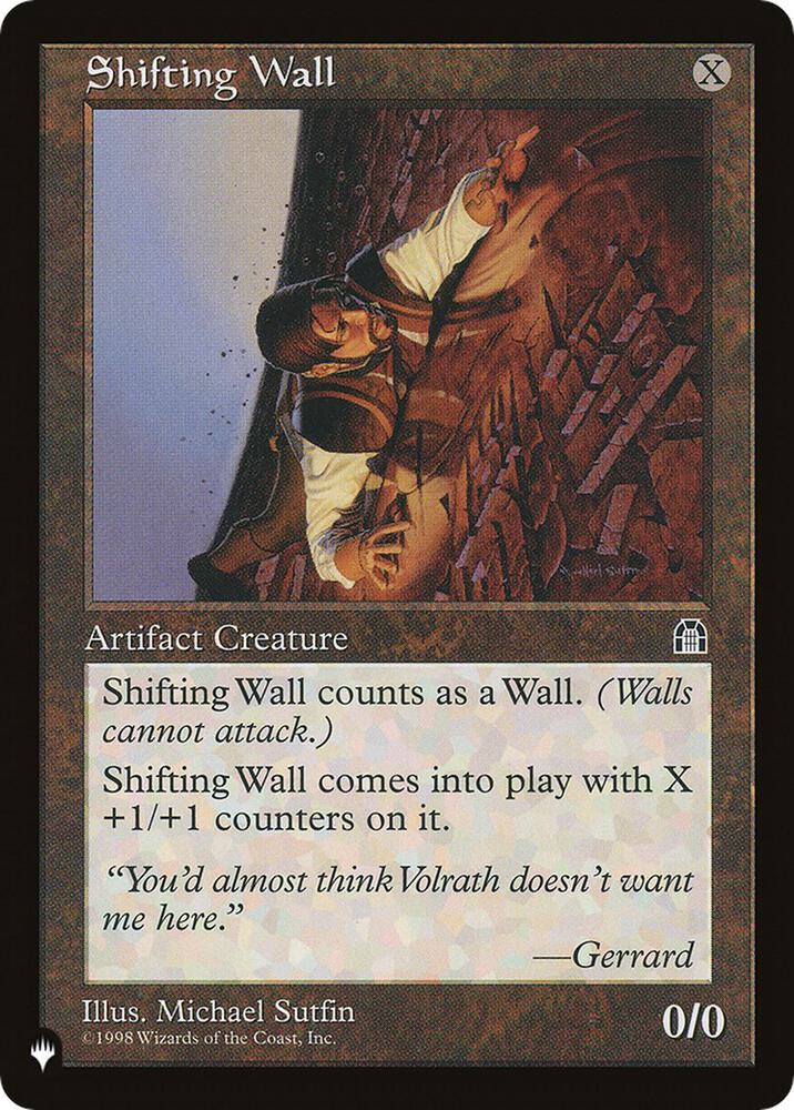 Shifting Wall  (The List Reprints)  | Good Games Adelaide SA