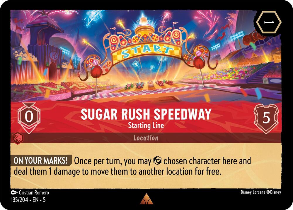 Sugar Rush Speedway Starting Line 135/204 (Shimmering Skies)  | Good Games Adelaide SA