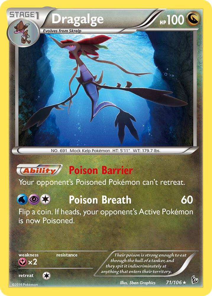 Dragalge 71/106 (XY - Flashfire)  | Good Games Adelaide SA