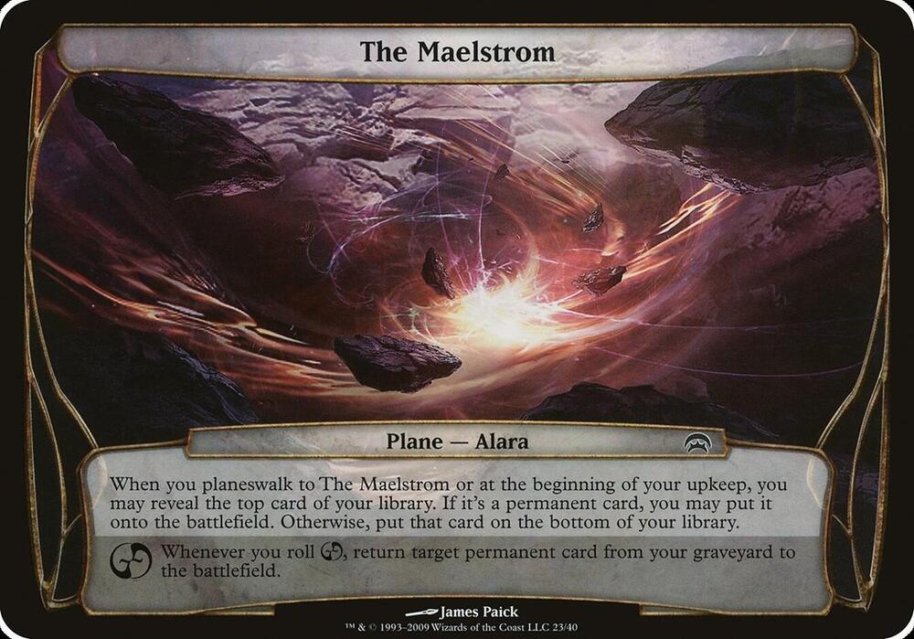 The Maelstrom Planechase  (Oversize Cards)  | Good Games Adelaide SA