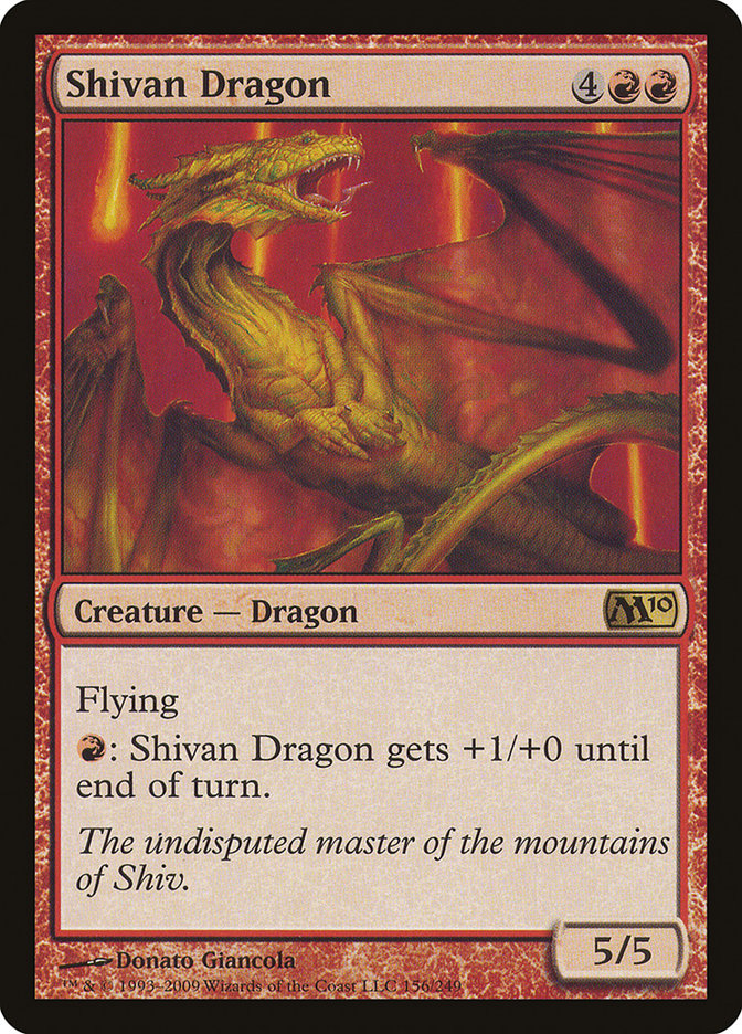 Shivan Dragon [Magic 2010] | Good Games Adelaide SA