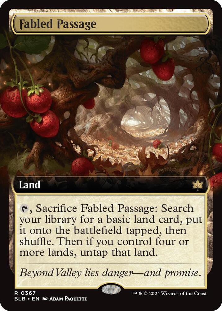 Fabled Passage 367 (Bloomburrow)  - Extended Art Foil | Good Games Adelaide SA