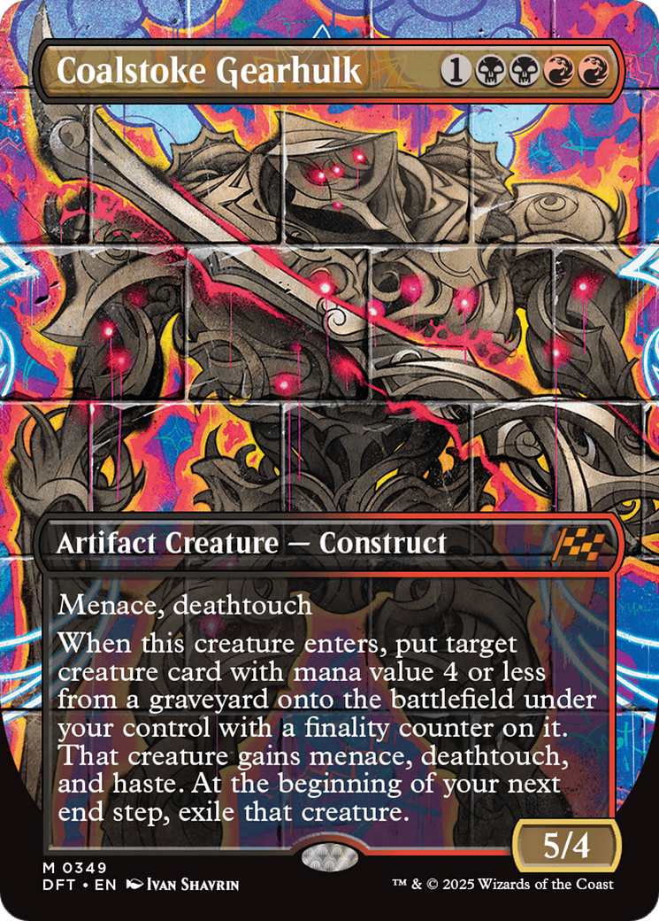 Coalstoke Gearhulk (Borderless) [Aetherdrift] | Good Games Adelaide SA
