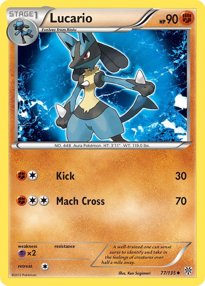 Lucario 77 77/135 (Plasma Storm)  | Good Games Adelaide SA
