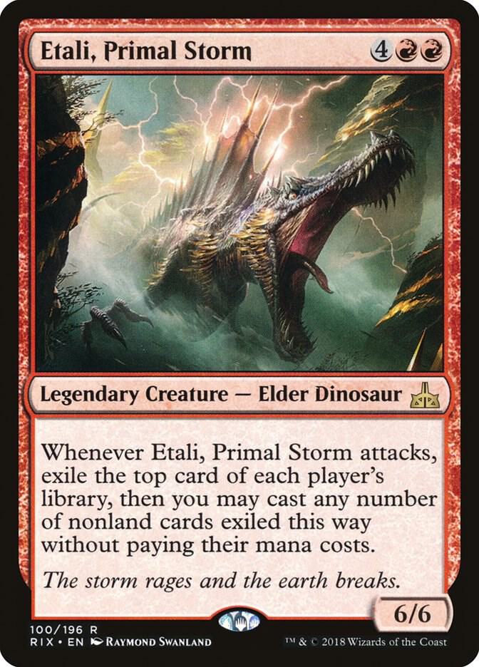 Etali Primal Storm 100 (Rivals of Ixalan)  - Foil | Good Games Adelaide SA