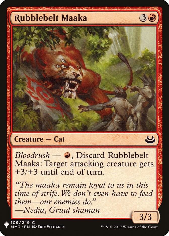 Rubblebelt Maaka 109 (The List Reprints)  | Good Games Adelaide SA