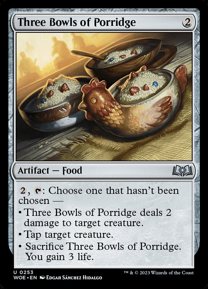 Three Bowls of Porridge 253 (Wilds of Eldraine)  | Good Games Adelaide SA