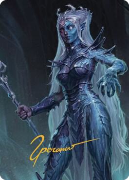 Doppelganger Art Card Gold Stamped Signature 12 (Art Series: Commander Legends: Battle for Baldur's Gate)  | Good Games Adelaide SA