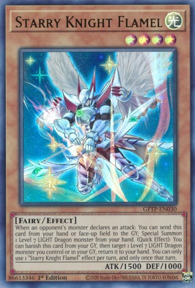 Starry Knight Flamel [GFTP-EN030] Ultra rare | Good Games Adelaide SA