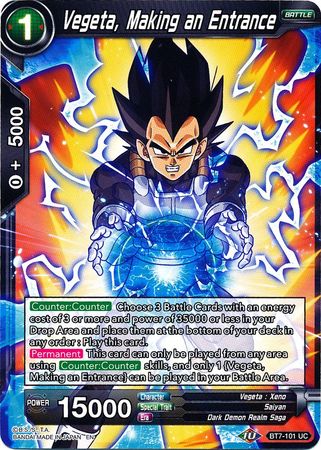 Vegeta, Making an Entrance [BT7-101] | Good Games Adelaide SA