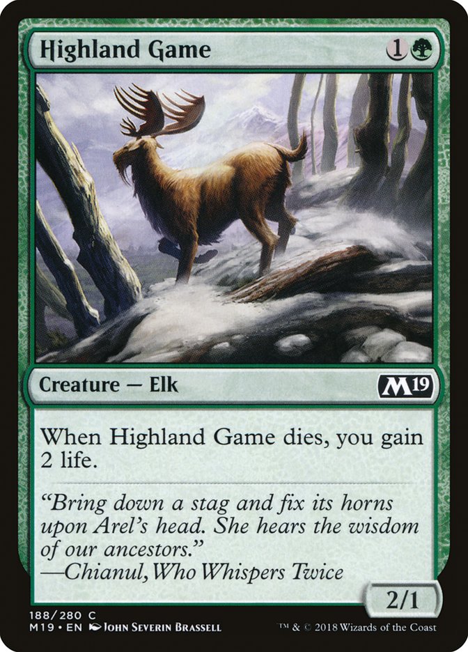 Highland Game 188 (Core Set 2019)  | Good Games Adelaide SA