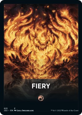Fiery Theme Card [Jumpstart 2022 Front Cards] | Good Games Adelaide SA