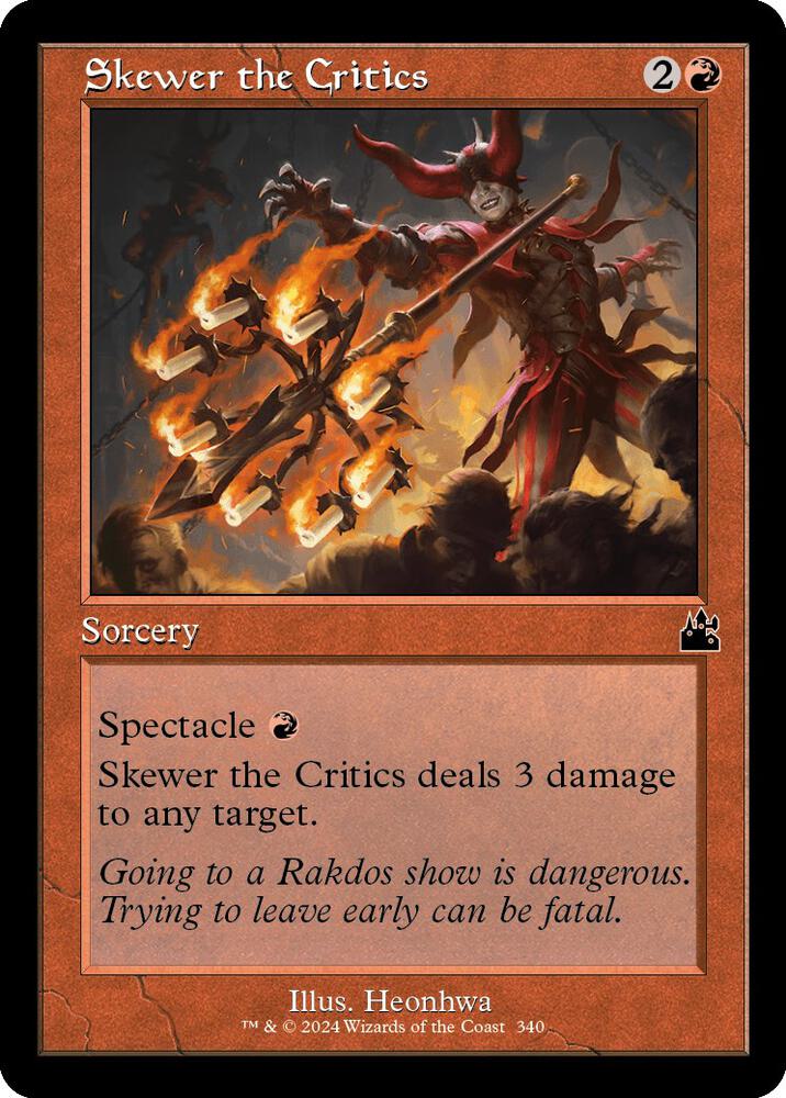 Skewer the Critics 340 (Ravnica Remastered)  | Good Games Adelaide SA
