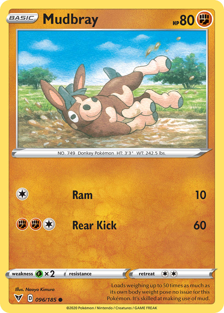 Mudbray (096/185) [Sword & Shield: Vivid Voltage] | Good Games Adelaide SA