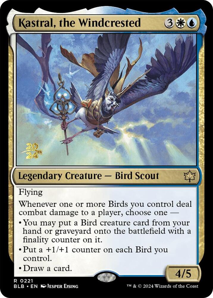 Kastral the Windcrested 221 (Prerelease Cards)  - Foil | Good Games Adelaide SA