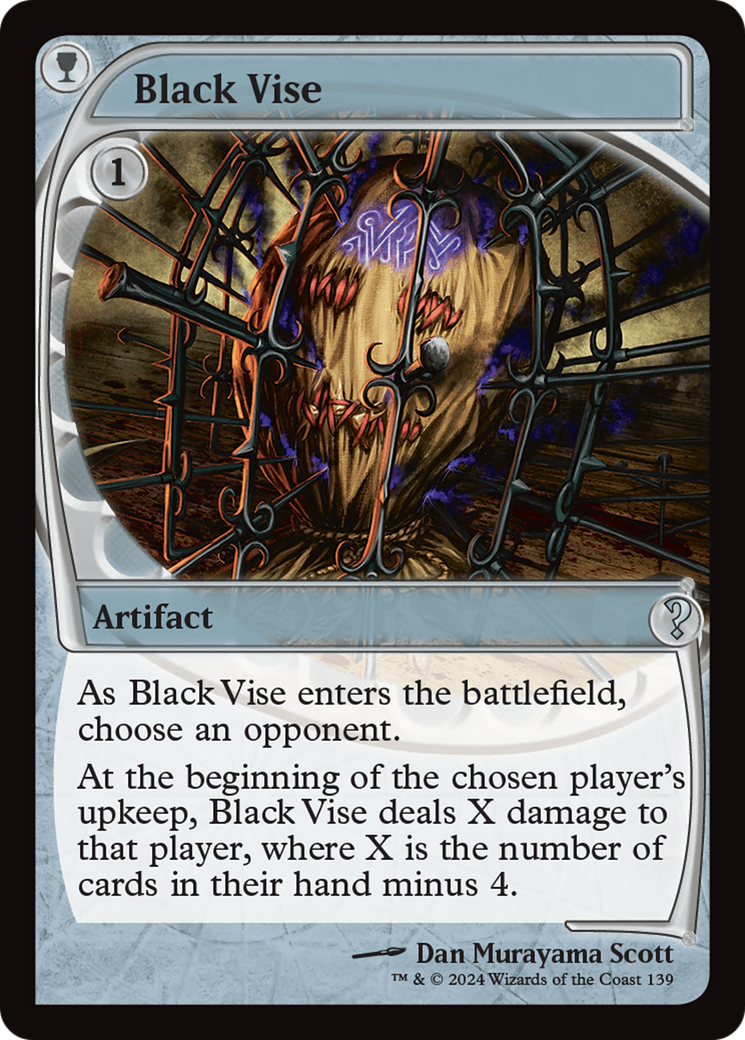 Black Vise (Future Sight) [Mystery Booster 2] | Good Games Adelaide SA