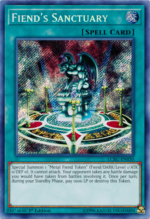 Fiend's Sanctuary [LCKC-EN030] Secret Rare | Good Games Adelaide SA