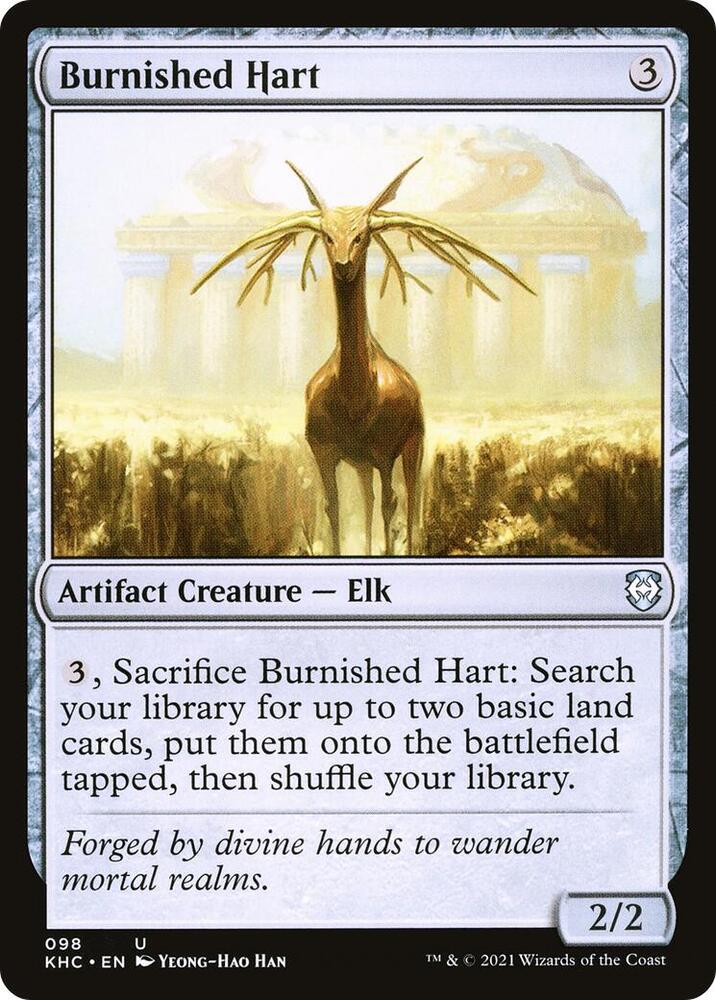 Burnished Hart 98 (Commander: Kaldheim)  | Good Games Adelaide SA