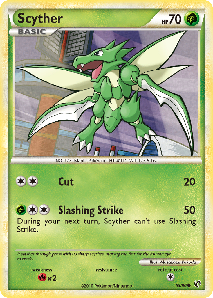 Scyther (65/90) [HeartGold & SoulSilver: Undaunted] | Good Games Adelaide SA