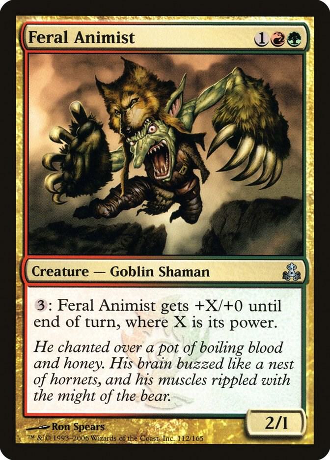 Feral Animist 112 (Guildpact)  - Foil | Good Games Adelaide SA