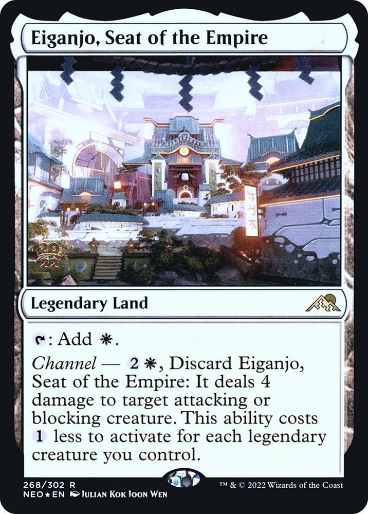 Eiganjo Seat of the Empire 268 (Prerelease Cards)  - Foil | Good Games Adelaide SA