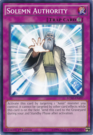 Solemn Authority [LC5D-EN197] Common | Good Games Adelaide SA