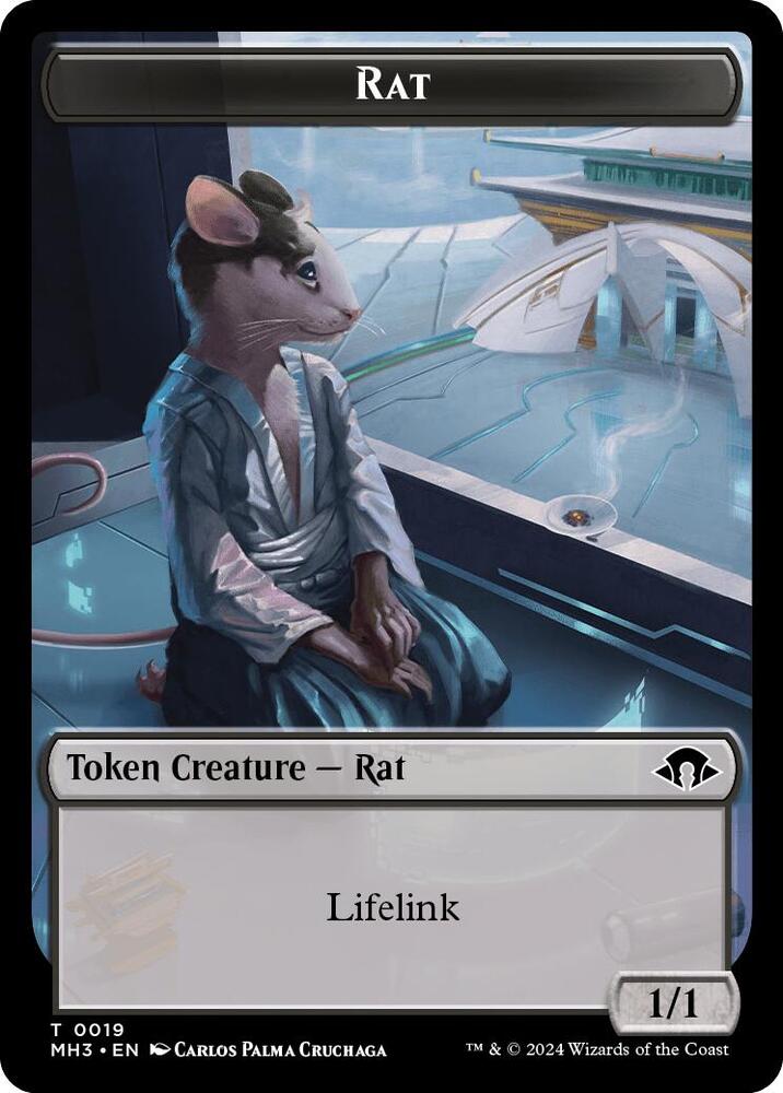 Rat Energy Reserve Double Sided Token 19 // 36 (Modern Horizons 3)  | Good Games Adelaide SA