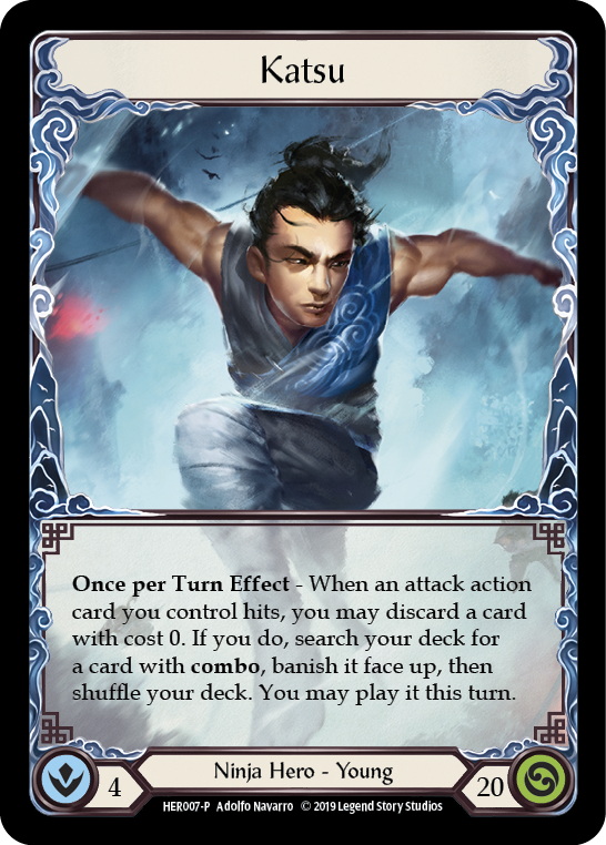 Katsu [HER007-P] (Promo)  1st Edition Rainbow Foil | Good Games Adelaide SA