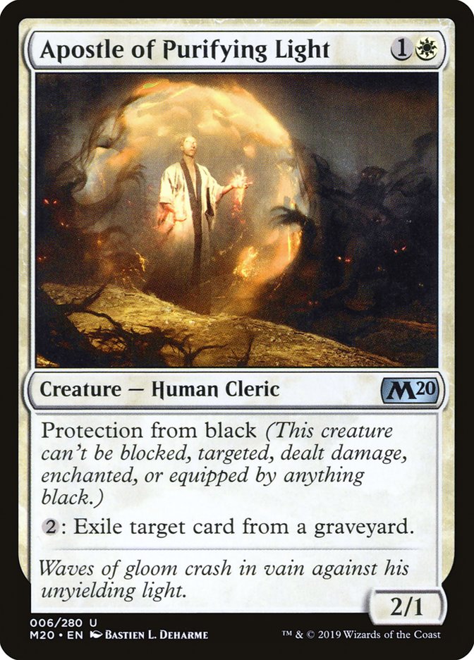 Apostle of Purifying Light 6 (Core Set 2020)  - Foil | Good Games Adelaide SA