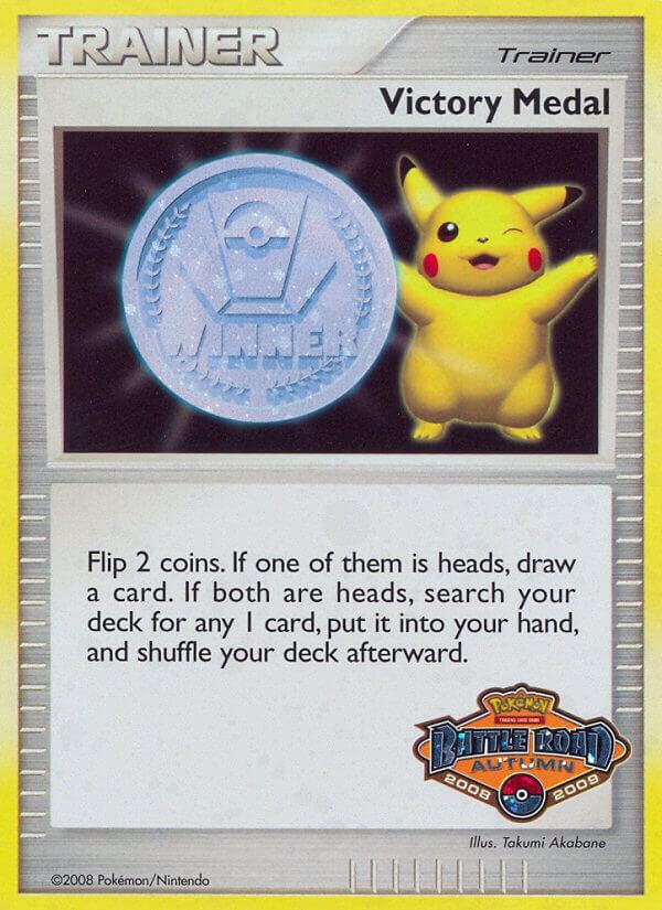 Victory Medal 2008 2009 Battle Road Autumn  (League & Championship Cards)  - Holofoil | Good Games Adelaide SA