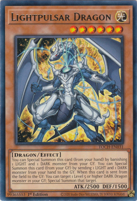 Lightpulsar Dragon [TOCH-EN031] Rare | Good Games Adelaide SA