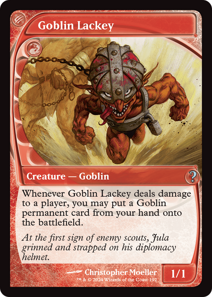 Goblin Lackey (Future Sight) [Mystery Booster 2] | Good Games Adelaide SA