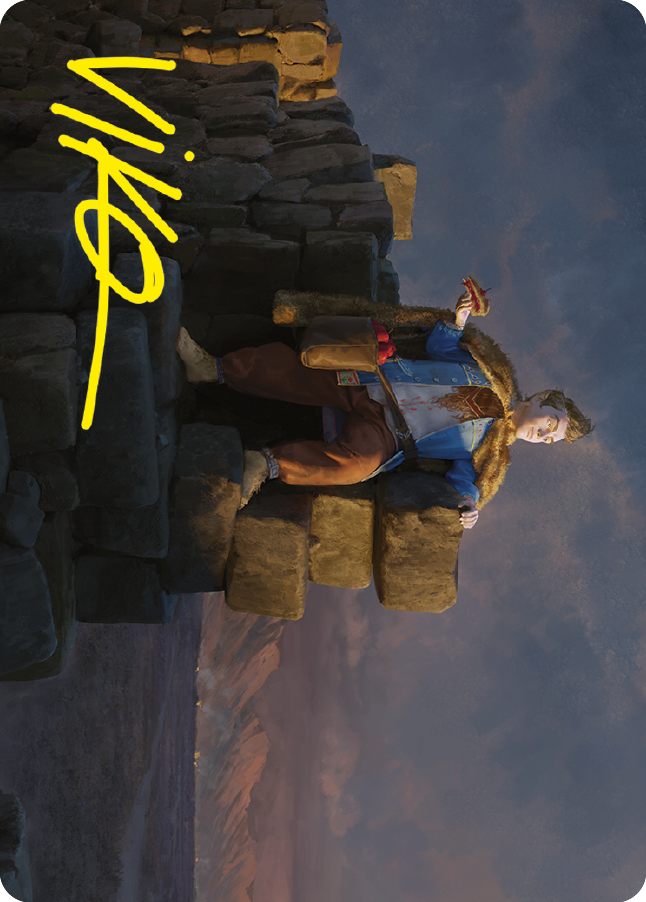 Pippin, Warden of Isengard Art Card (Gold-Stamped Signature) [The Lord of the Rings: Tales of Middle-earth Art Series] | Good Games Adelaide SA