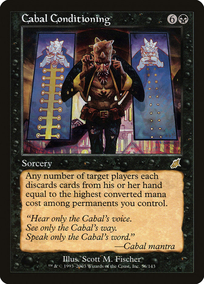 Cabal Conditioning 56 (Scourge)  - Foil | Good Games Adelaide SA