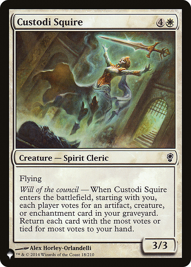 Custodi Squire [The List Reprints] | Good Games Adelaide SA