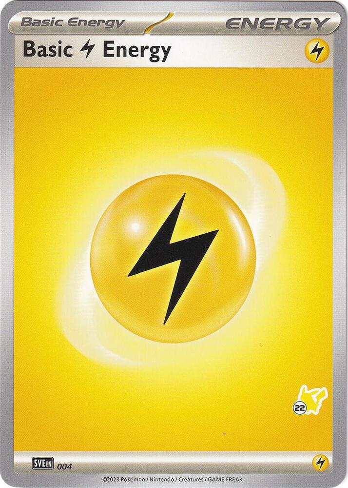 Basic Lightning Energy Pikachu 22 004 (Battle Academy 2024)  | Good Games Adelaide SA