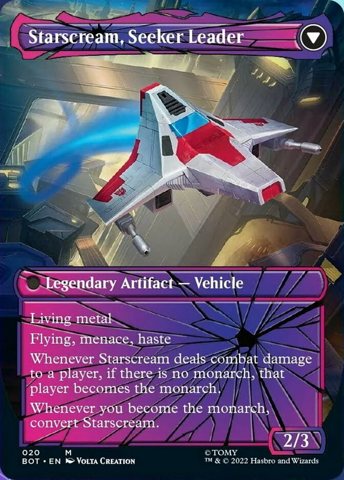 Starscream, Power Hungry // Starscream, Seeker Leader (Shattered Glass) [Universes Beyond: Transformers] | Good Games Adelaide SA
