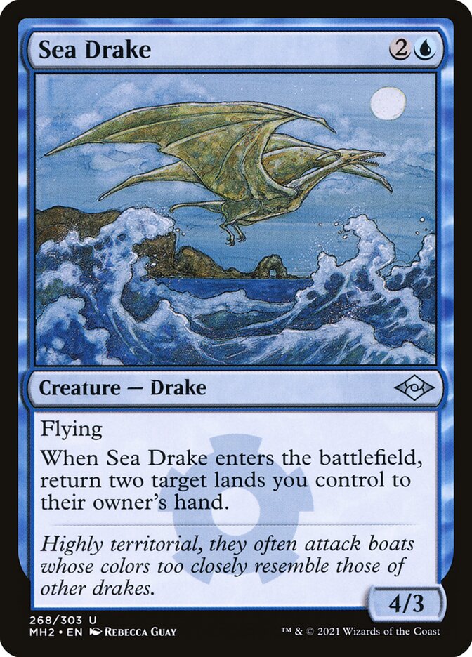 Sea Drake 268 (Modern Horizons 2)  - Foil | Good Games Adelaide SA