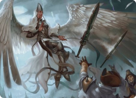 Angelic Quartermaster Art Card [Innistrad: Crimson Vow Art Series] | Good Games Adelaide SA