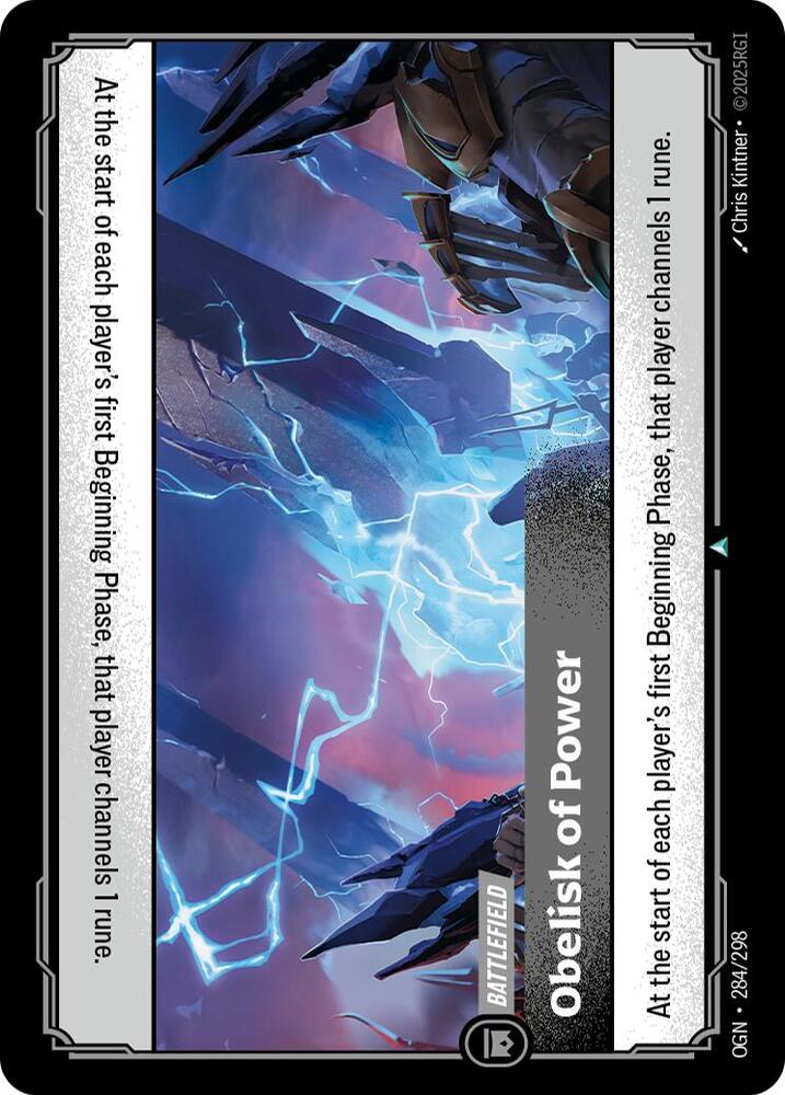 Obelisk of Power 284/298 (Origins)  - Foil | Good Games Adelaide SA
