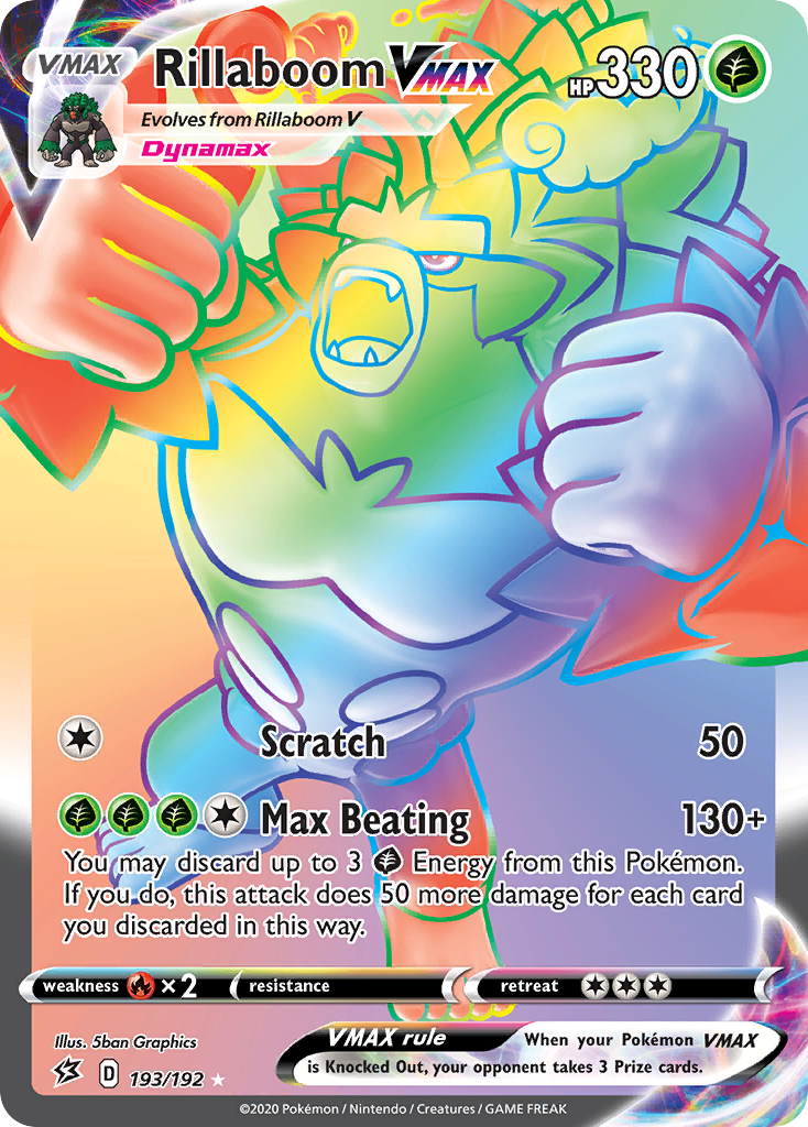 Rillaboom VMAX (193/192) [Sword & Shield: Rebel Clash] | Good Games Adelaide SA