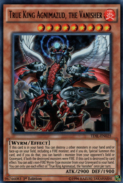 True King Agnimazud, the Vanisher [TDIL-EN025] Ultra Rare | Good Games Adelaide SA
