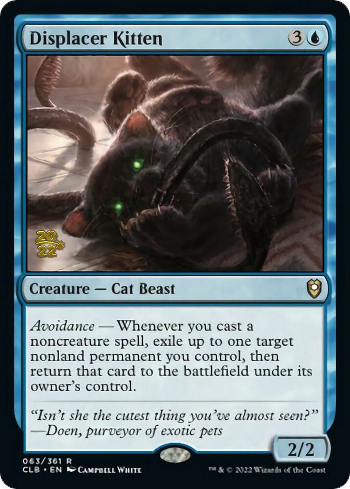 Displacer Kitten 63 (Prerelease Cards)  - Foil | Good Games Adelaide SA