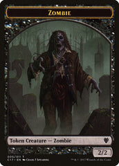 Vampire // Zombie Double-sided Token [Commander 2017 Tokens] | Good Games Adelaide SA