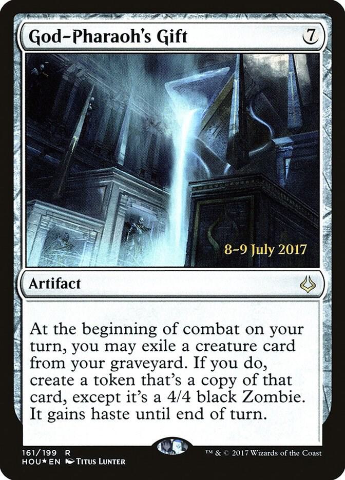 God Pharaohs Gift 161 (Prerelease Cards)  - Foil | Good Games Adelaide SA