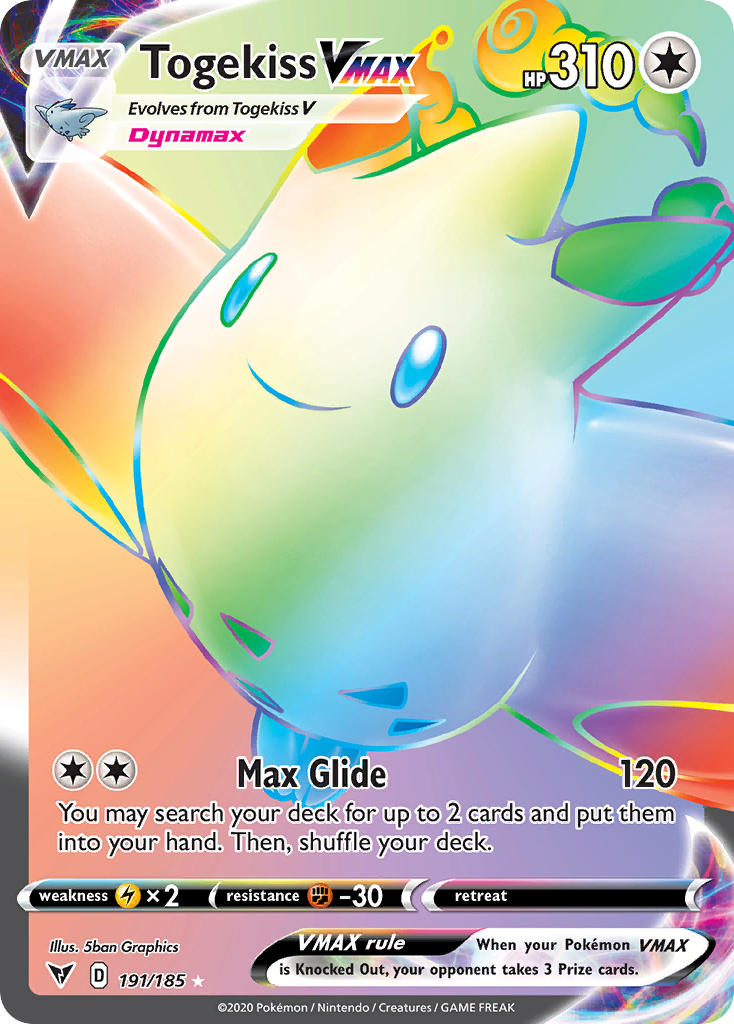 Togekiss VMAX (191/185) [Sword & Shield: Vivid Voltage] | Good Games Adelaide SA