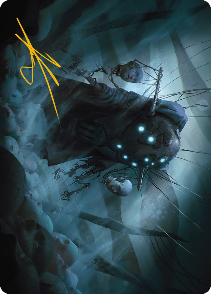 Meldweb Curator Art Card Gold Stamped Signature 16 (Art Series: Phyrexia: All Will Be One)  | Good Games Adelaide SA