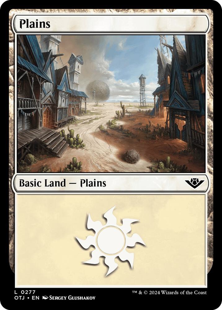 Plains 277/286 (Outlaws of Thunder Junction)  - Foil | Good Games Adelaide SA